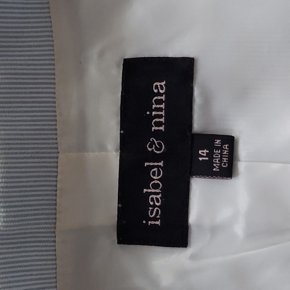 Isabel & Nina cotton suit, size 14, light blue - Picture 4 of 8